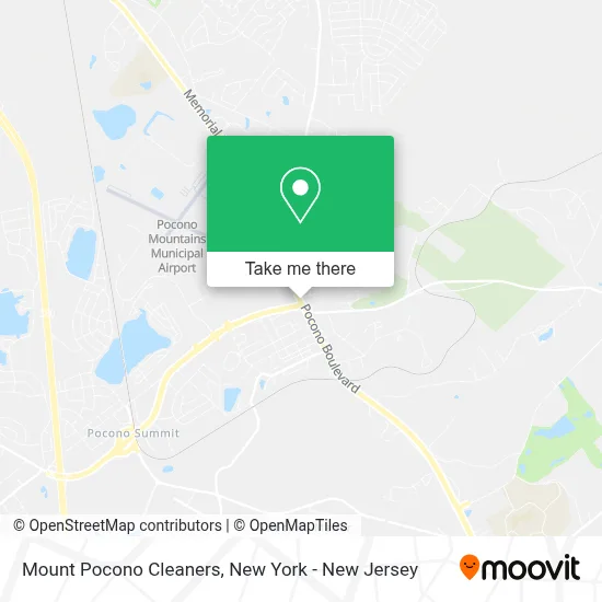 Mount Pocono Cleaners map