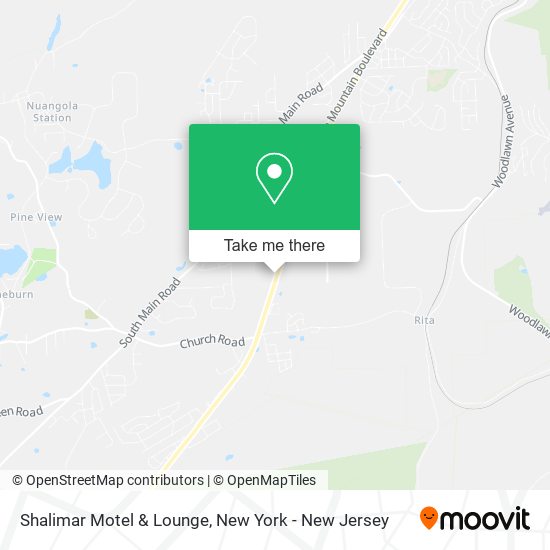 Mapa de Shalimar Motel & Lounge