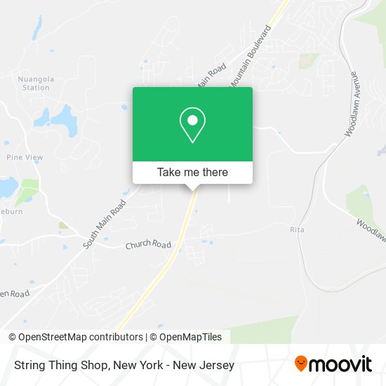 String Thing Shop map