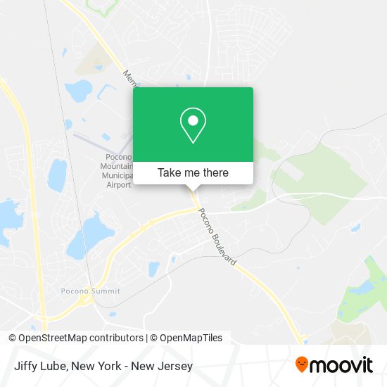 Jiffy Lube map