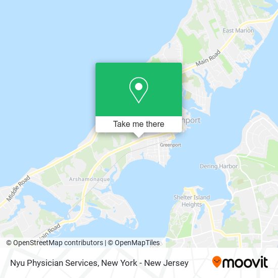 Mapa de Nyu Physician Services