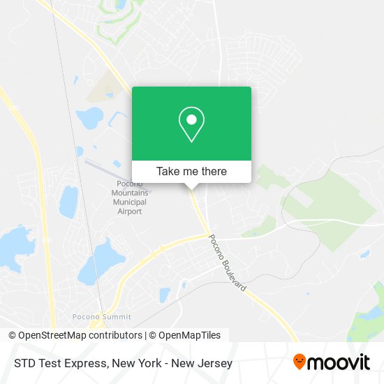 STD Test Express map