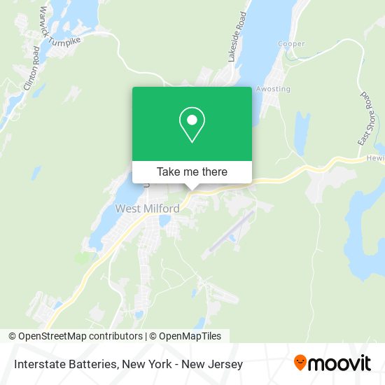 Interstate Batteries map