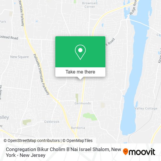 Congregation Bikur Cholim B'Nai Israel Shalom map