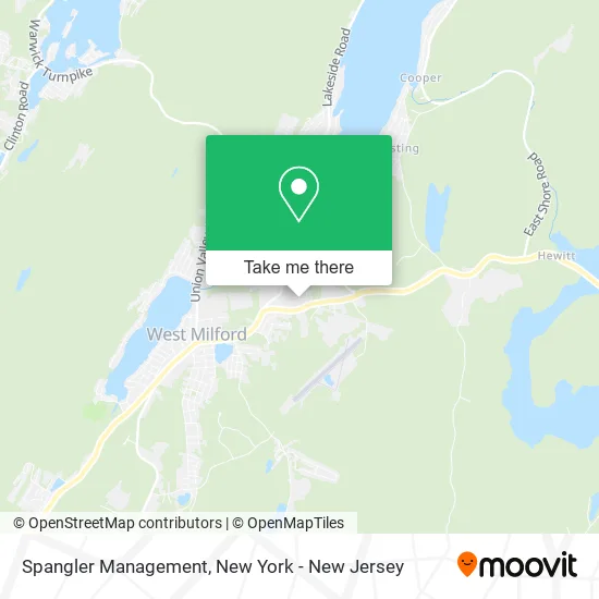 Spangler Management map