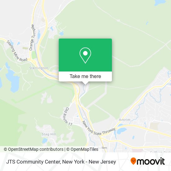 JTS Community Center map