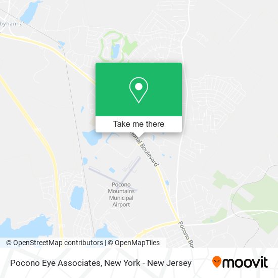 Mapa de Pocono Eye Associates