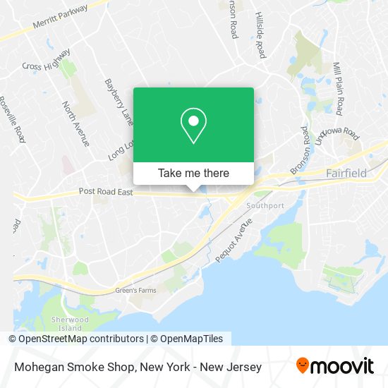 Mohegan Smoke Shop map