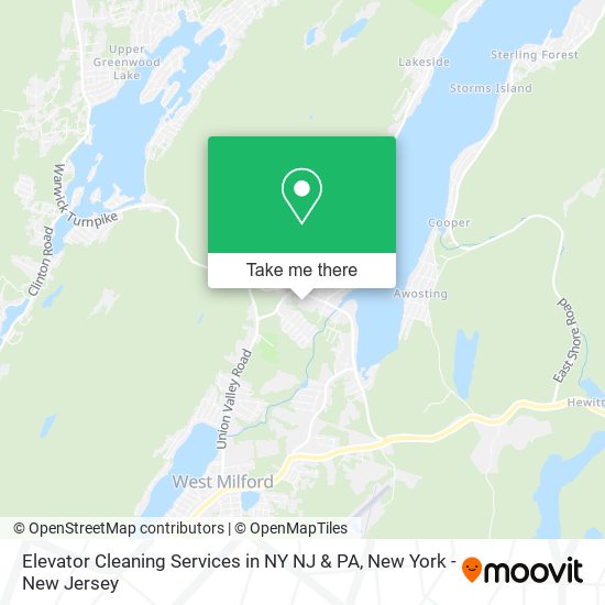 Elevator Cleaning Services in NY NJ & PA map