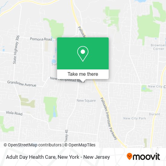 Adult Day Health Care map