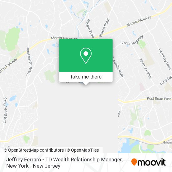 Mapa de Jeffrey Ferraro - TD Wealth Relationship Manager