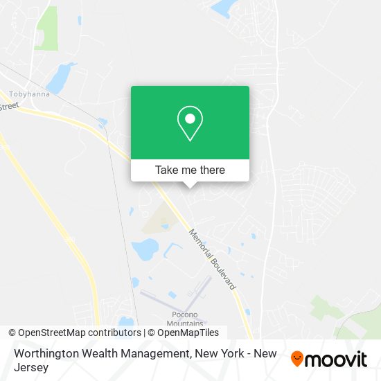 Worthington Wealth Management map
