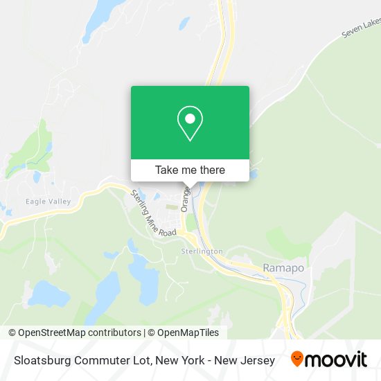 Mapa de Sloatsburg Commuter Lot