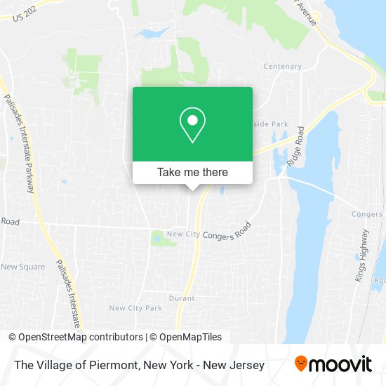 Mapa de The Village of Piermont