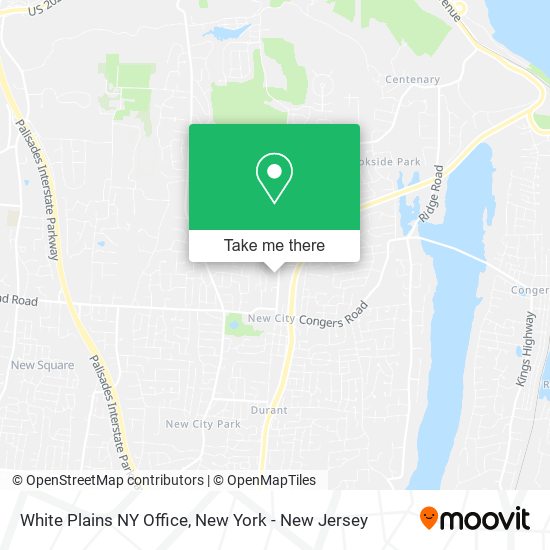 White Plains NY Office map