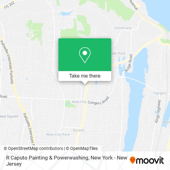 R Caputo Painting & Powerwashing map