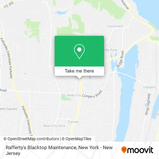 Rafferty's Blacktop Maintenance map