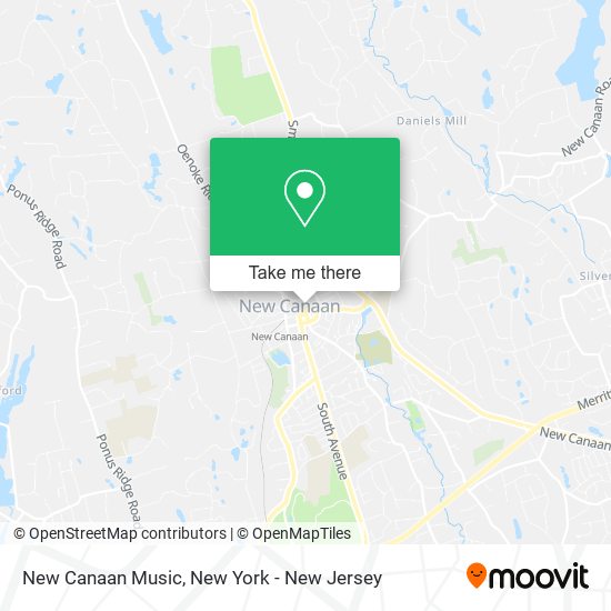 New Canaan Music map