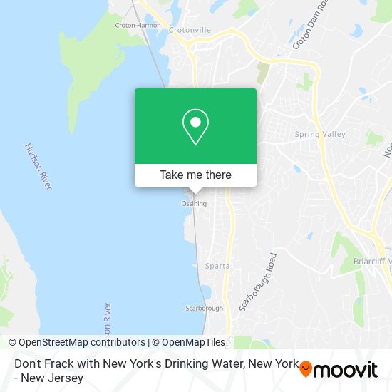 Mapa de Don't Frack with New York's Drinking Water