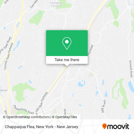 Mapa de Chappaqua Flea