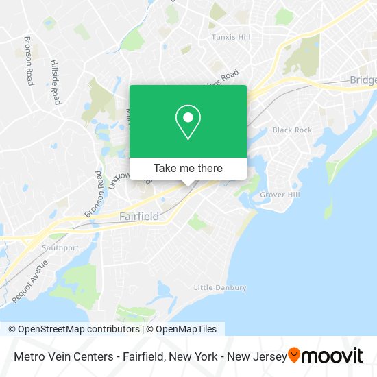 Metro Vein Centers - Fairfield map