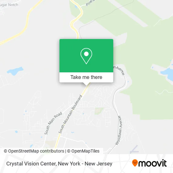Crystal Vision Center map
