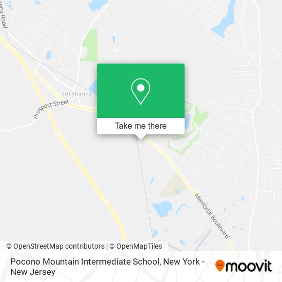 Mapa de Pocono Mountain Intermediate School