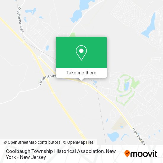 Mapa de Coolbaugh Township Historical Association