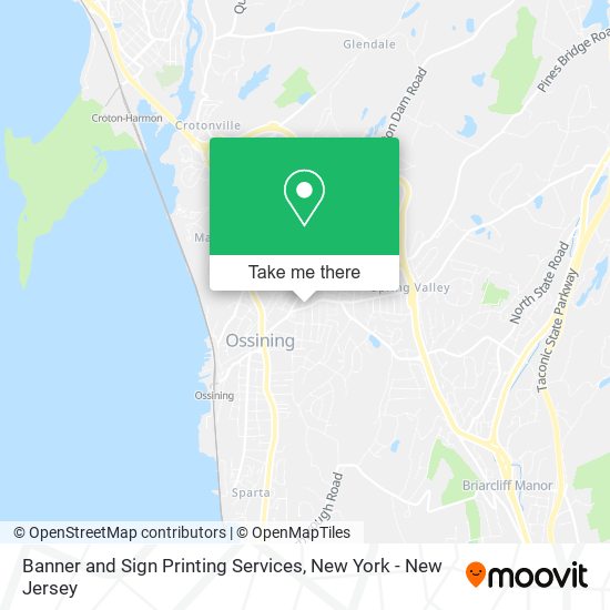 Banner and Sign Printing Services map