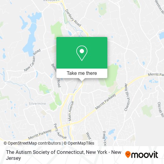 Mapa de The Autism Society of Connecticut