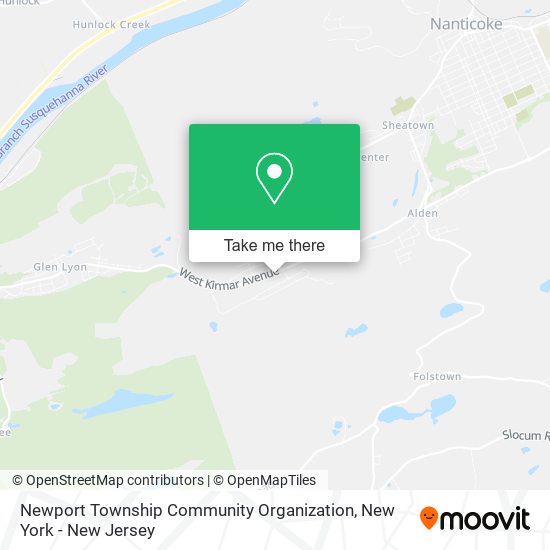 Newport Township Community Organization map