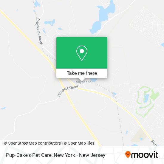 Mapa de Pup-Cake's Pet Care