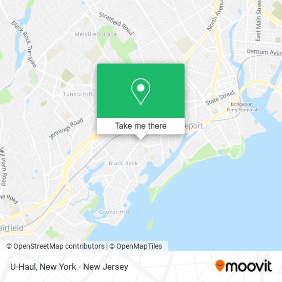 U-Haul map