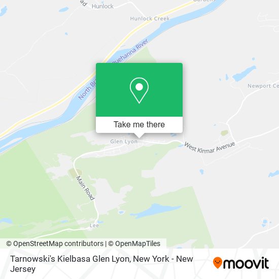 Tarnowski's Kielbasa Glen Lyon map