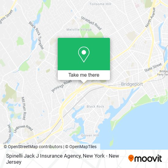 Spinelli Jack J Insurance Agency map