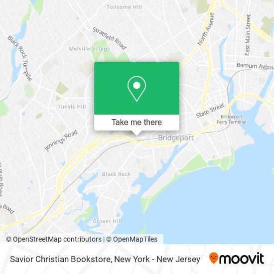 Mapa de Savior Christian Bookstore