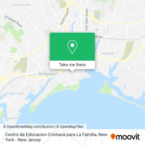 Mapa de Centro de Educacion Cristiana para La Familia