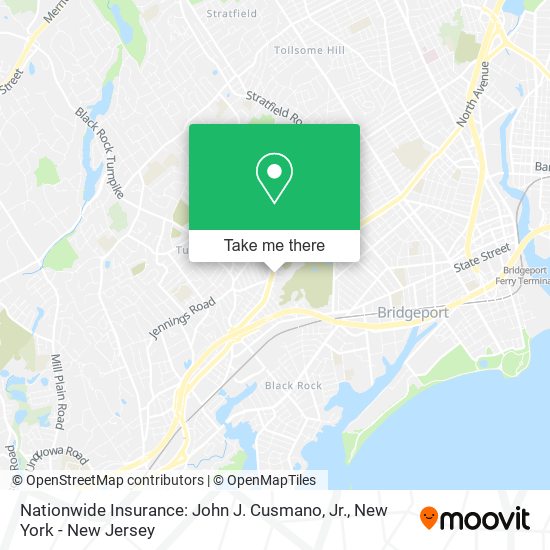 Nationwide Insurance: John J. Cusmano, Jr. map