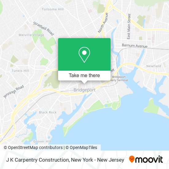 J K Carpentry Construction map