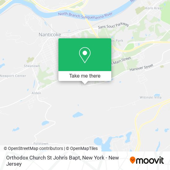 Orthodox Church St John's Bapt map