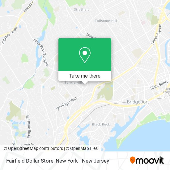 Mapa de Fairfield Dollar Store