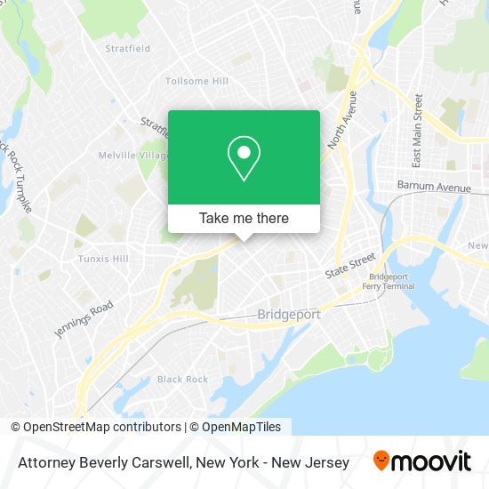 Attorney Beverly Carswell map