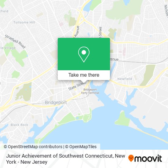 Mapa de Junior Achievement of Southwest Connecticut