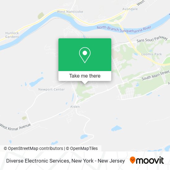 Mapa de Diverse Electronic Services