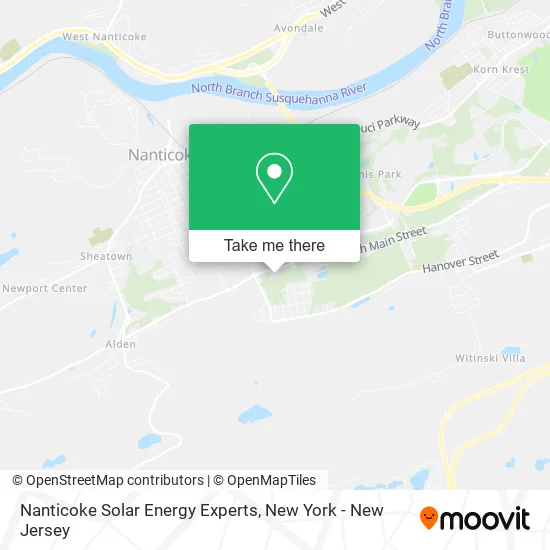 Nanticoke Solar Energy Experts map