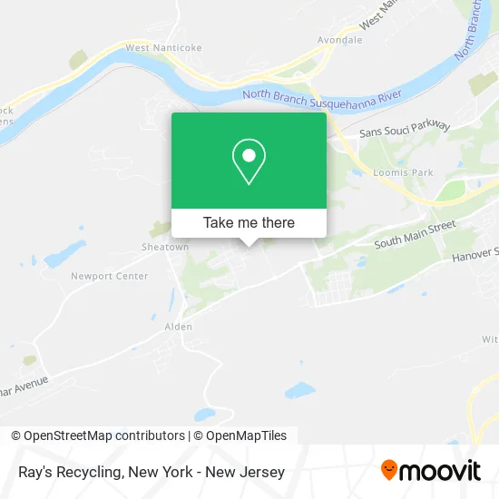 Ray's Recycling map