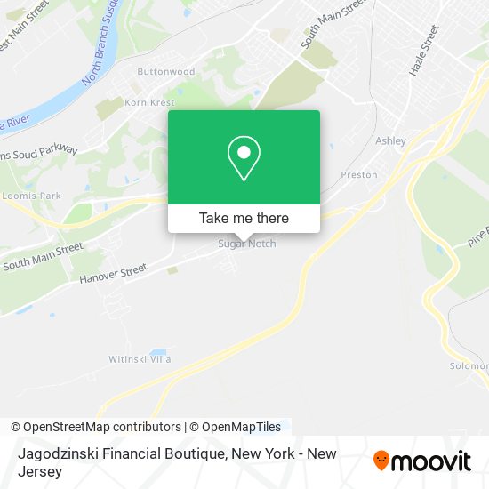 Jagodzinski Financial Boutique map