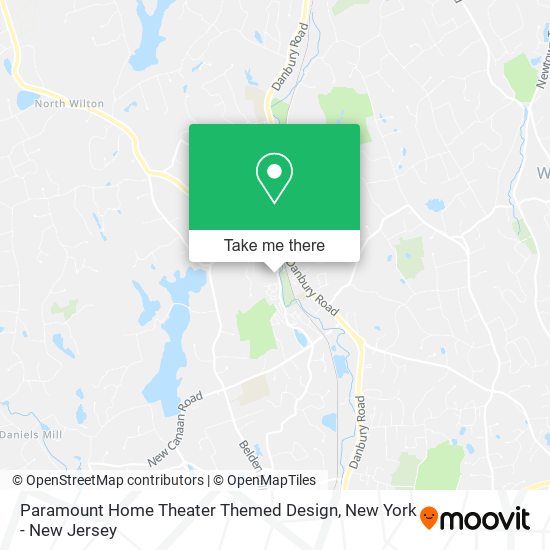 Paramount Home Theater Themed Design map