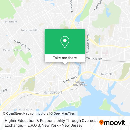 Higher Education & Responsibility Through Overseas Exchange, H.E.R.O.S map