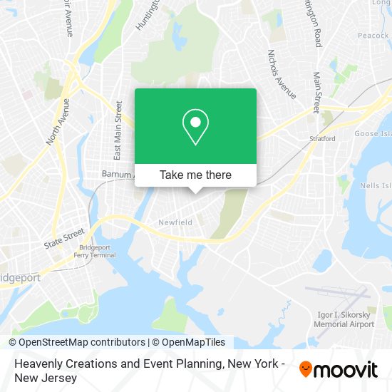 Heavenly Creations and Event Planning map